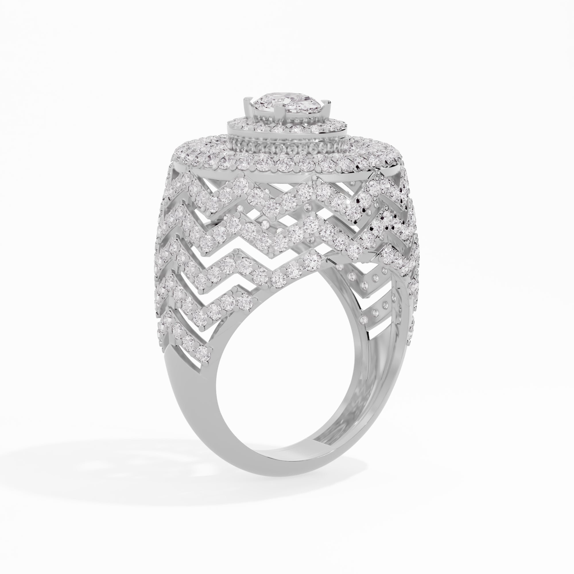 Attractive Radiance Diamond Ring
