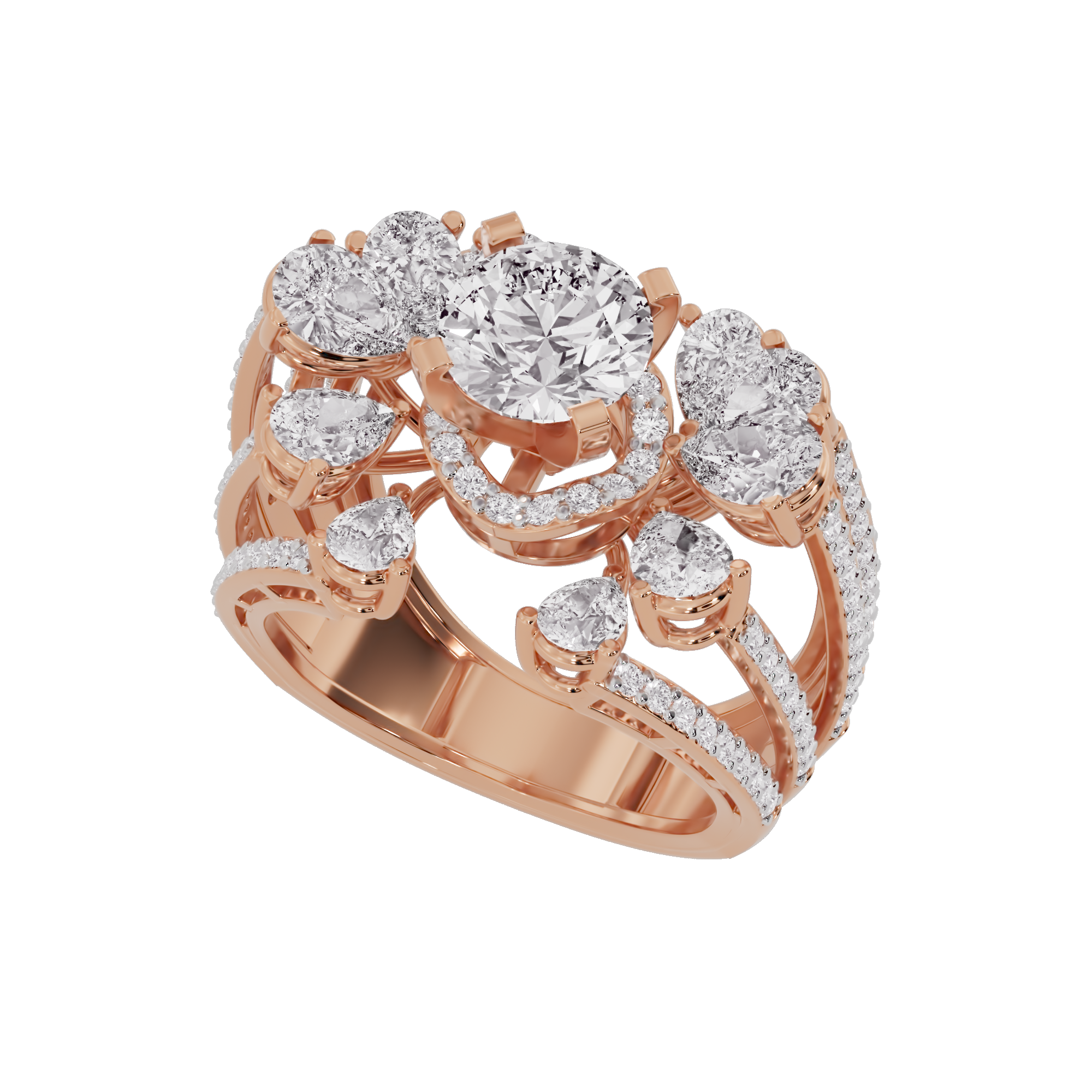 Majestic Melody Diamond Ring