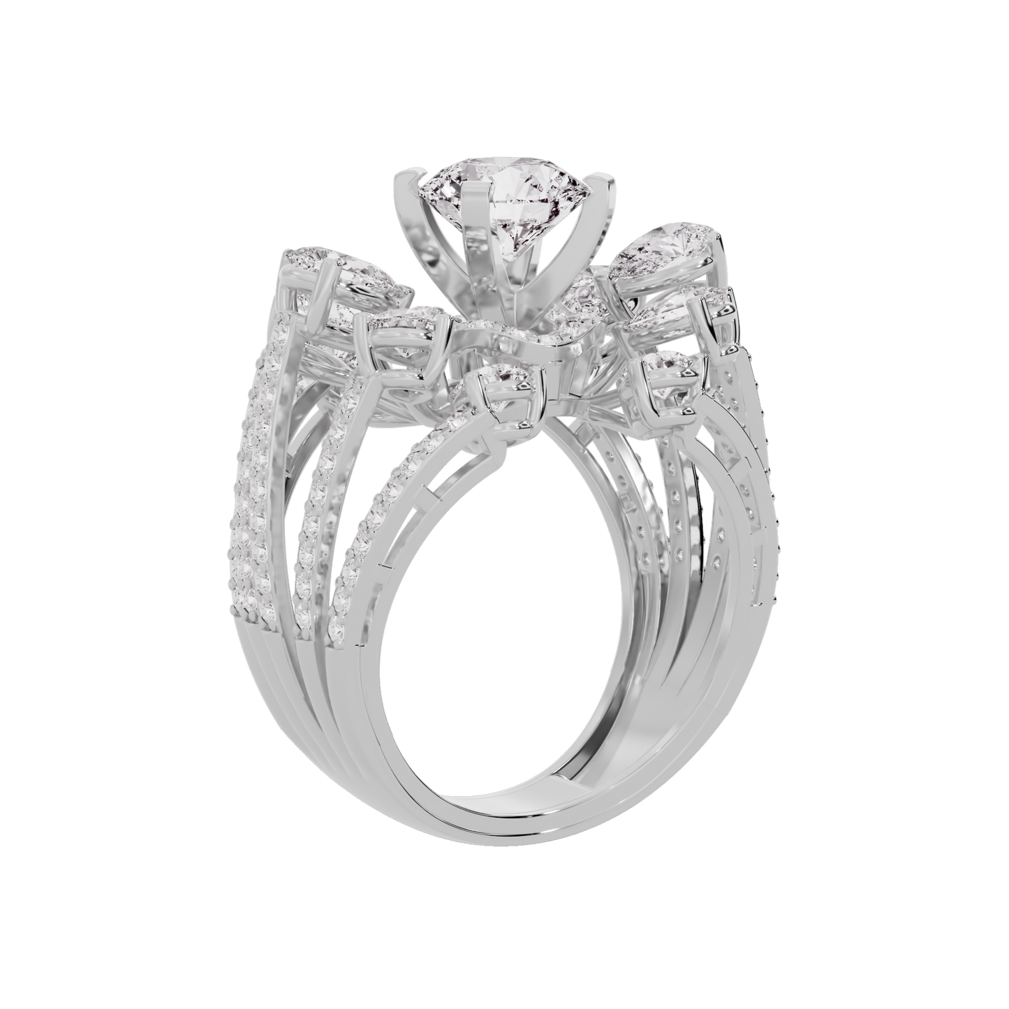 Majestic Melody Diamond Ring