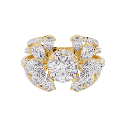 Majestic Melody Diamond Ring