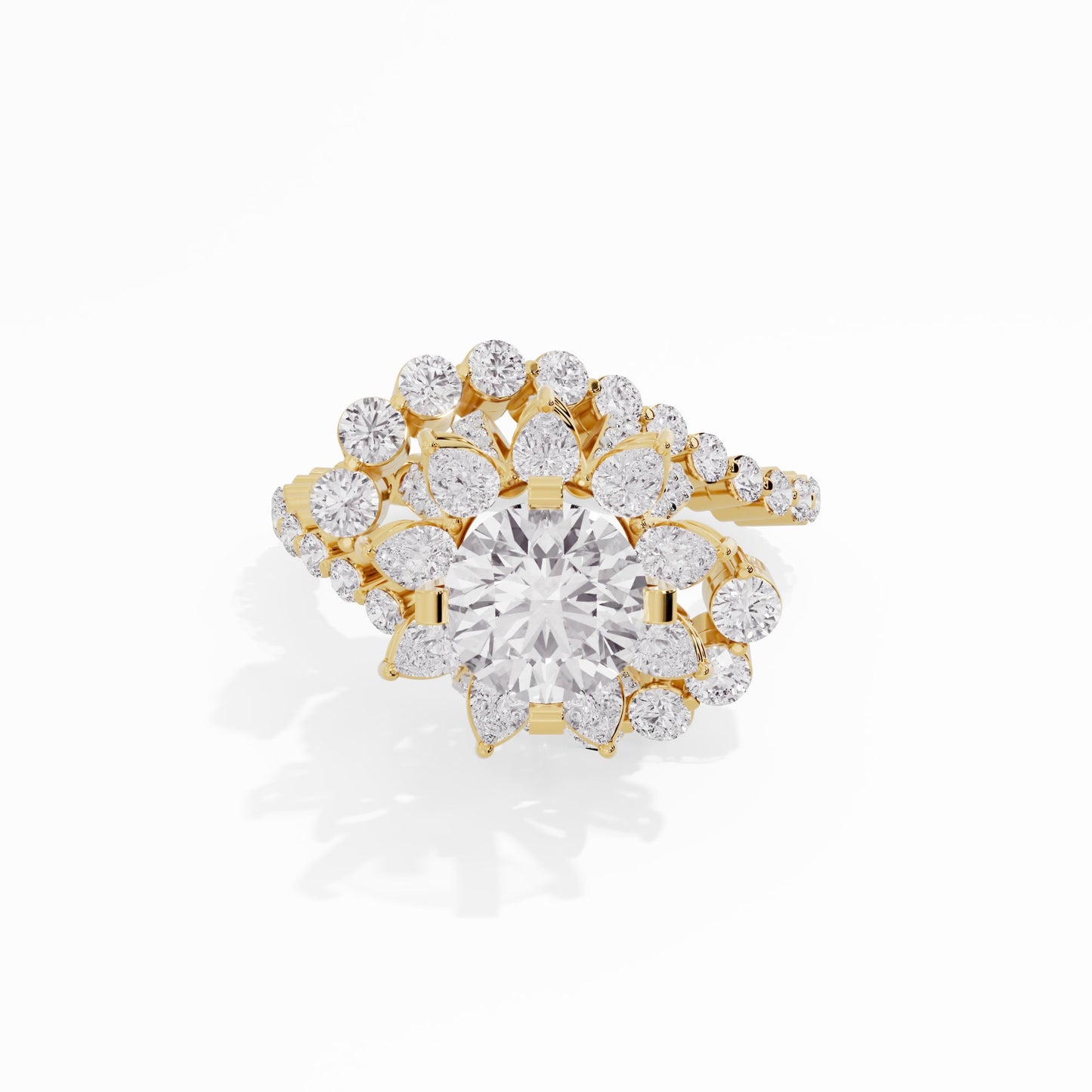 Whispering Whimsy Diamond Ring