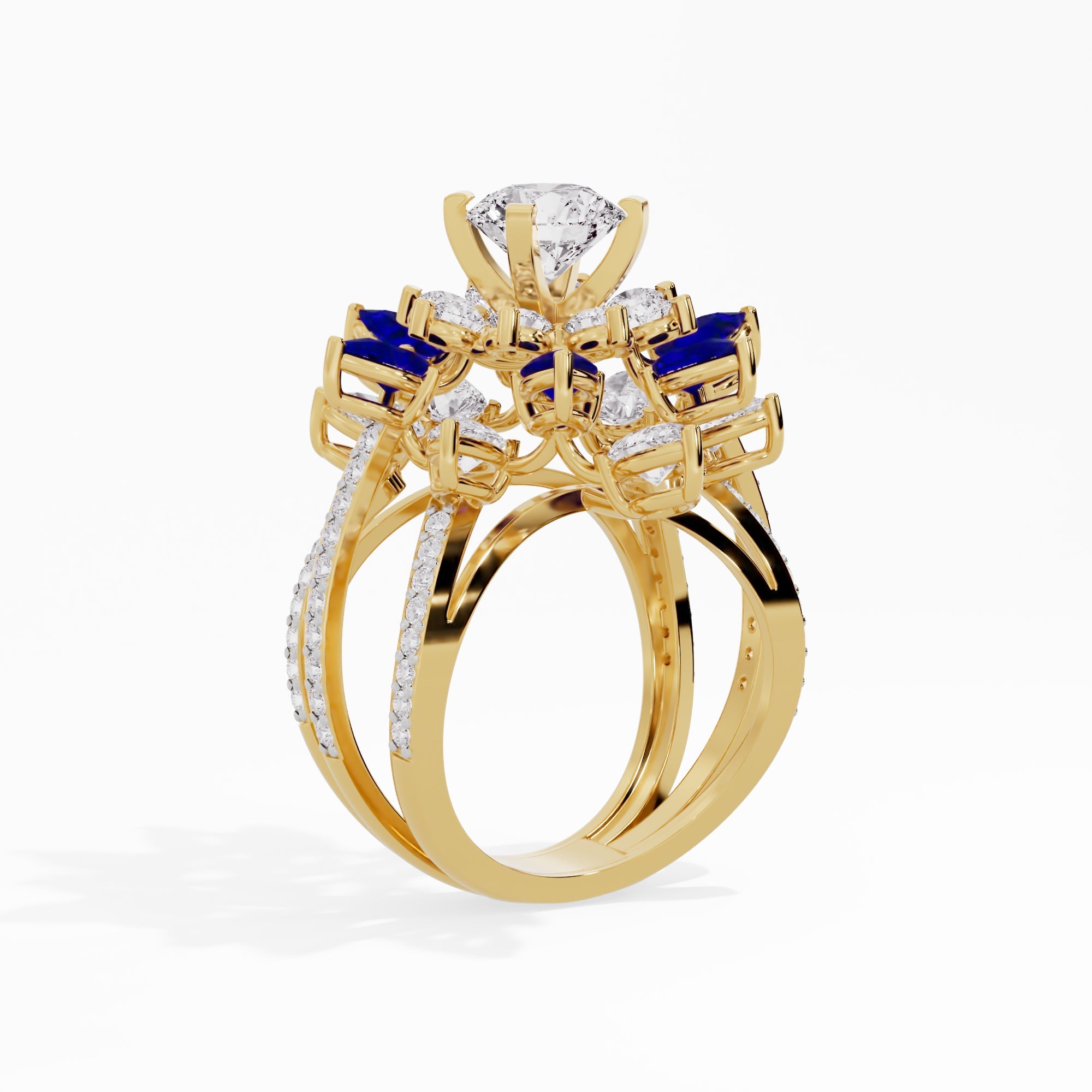 Celestial Captivation Diamond Ring