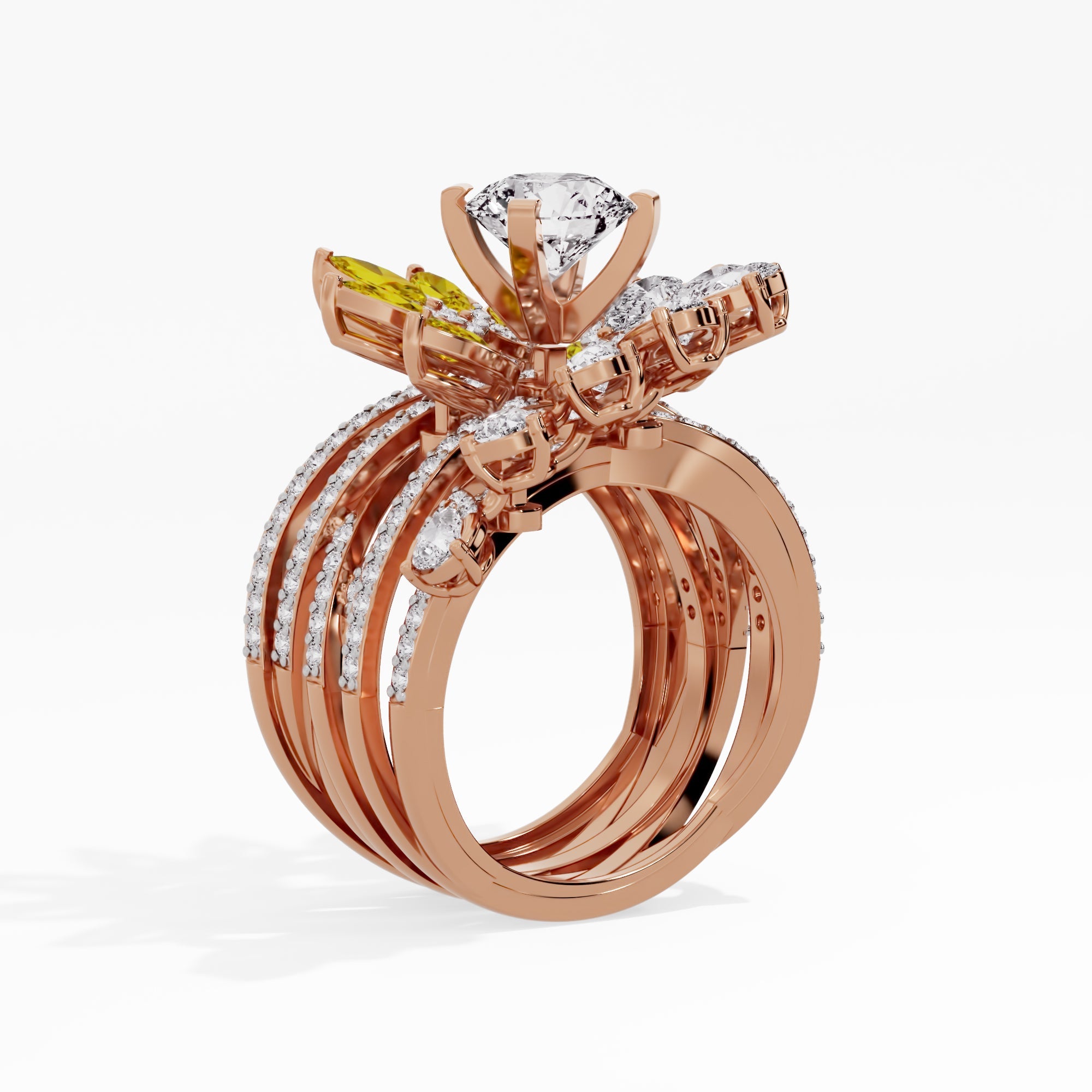 Opulent Opus Diamond Ring